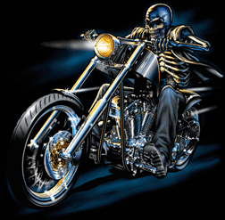 skeleton rider