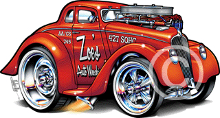 1933 Willys Cartoon