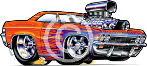 65 impala cartoon